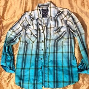Modern Culture Two Toned Button Down Size Small